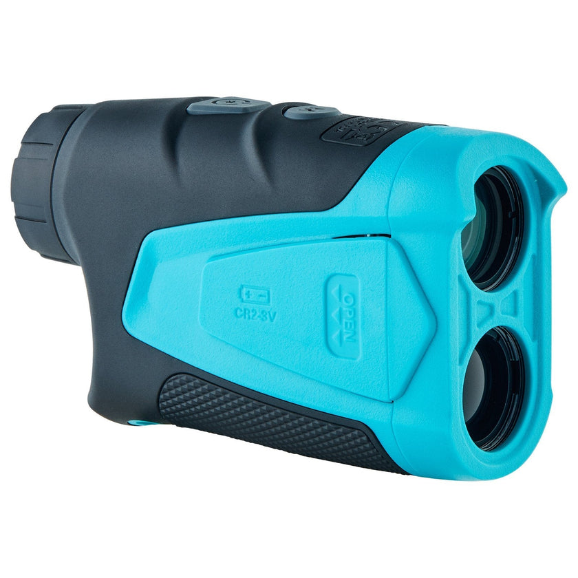 VEVOR Golf Rangefinder, 1300 Yards Laser Golfing Hunting Range Finder, 6X Magnification Distance Measuring, Golfing Accessory with External Magnet Mount, High-Precision Flag Lock, Slope, and Batteries