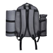 VEVOR Beach Picnic Backpack Bag for 2 Person with Cooler Compartment Grey