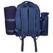 VEVOR Beach Picnic Backpack Bag for 2 Person with Cooler Compartment Navy Blue