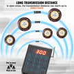 VEVOR Restaurant Pager System, Wireless 500m Long Range Lineup Waiting Queue Signal, Guest Customer Calling Beepers with Vibration & Flashing, 20 Buzzers for Food Truck, Church, Nursery, Hospital