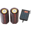 VEVOR Restaurant Pager System, Wireless 500m Long Range Lineup Waiting Queue Signal, Guest Customer Calling Beepers with Vibration & Flashing, 20 Buzzers for Food Truck, Church, Nursery, Hospital