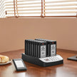 VEVOR Restaurant Pager System, Wireless 500m Long Range Lineup Waiting Queue Signal, Guest Customer Calling Beepers with Vibration & Flashing, 16 Buzzers for Food Truck, Church, Nursery, Hospital