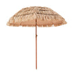 VEVOR Tiki Umbrella Thatched Patio Umbrella 6.5 ft Poolside Patio Beach Umbrella