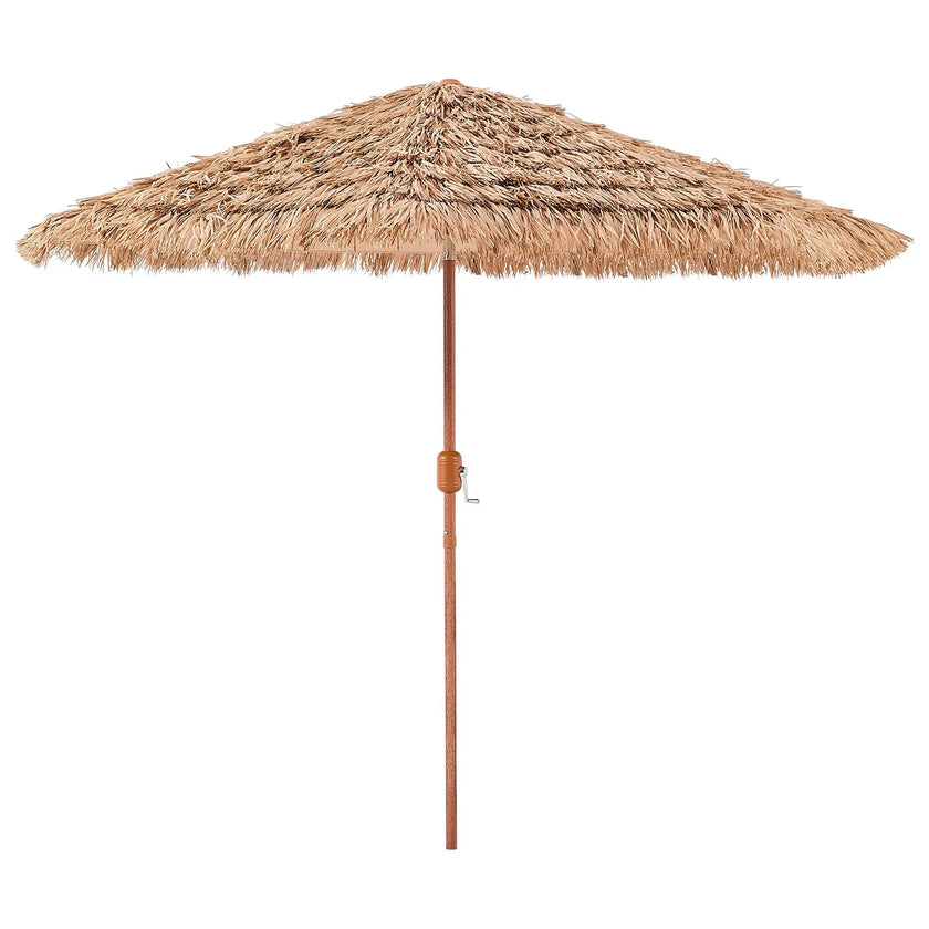 VEVOR Tiki Umbrella Thatched Patio Umbrella 9 ft Poolside Patio Beach Umbrella