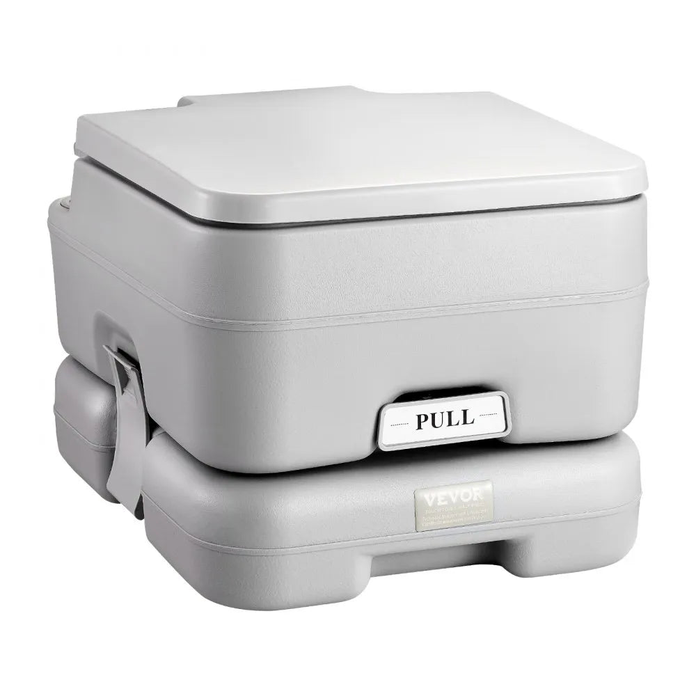 VEVOR Portable Toilet, Travel Camping Toilet, 3.2 Gal Commode Potty, Outdoor Portable Toilet, Indoor Portable Toilet, RV Toilet Flush, Boat Toilet, Leak-Proof Commode, Pressure Flush Toilet, Lightweight Travel Potty