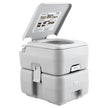 VEVOR Portable Toilet Flush Travel Camping 5.3 Gal Commode Potty with Carry Bag