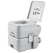 VEVOR Portable Toilet Flush Travel Camping 5.3 Gal Commode Potty with Carry Bag