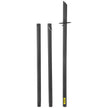 VEVOR String Light Poles, 4 Pack 10.6 FT, Outdoor Powder Coated Steel Lamp Post with Hooks to Hang Lantern and Flags, Decorate Garden, Backyard, Patio, Deck, for Party and Wedding, Black