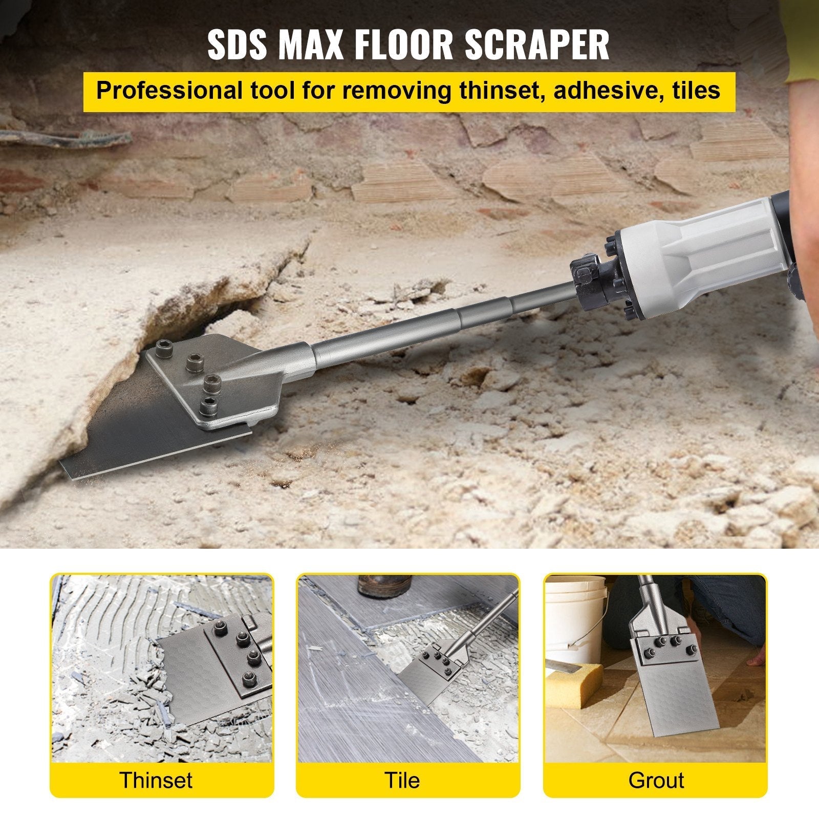 VEVOR SDS Max Floor Scraper, 5.9