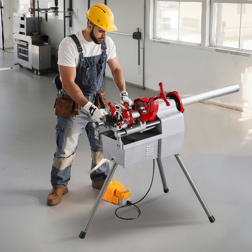 VEVOR Electric Pipe Threader Machine 750W Threading Machine for 1/2