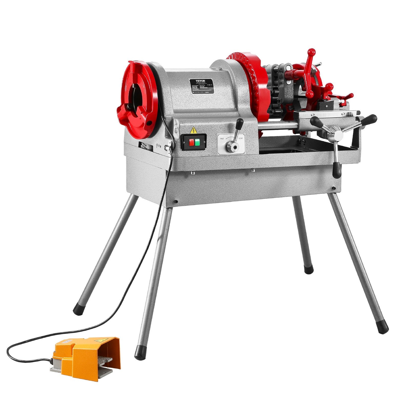 VEVOR Electric Pipe Threader Machine 900W Threading Machine for 1/2