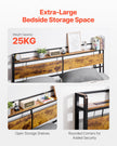 VEVOR Headboard for King Size Bed Head Board with Shelf and Charging Station