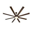 VEVOR 72In Ceiling Fan with Light 6-Speed Remote Control Reversible Motor Coffee