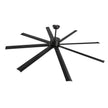 VEVOR 84 In Ceiling Fan with Light 6-Speed Remote Control Reversible Motor Black