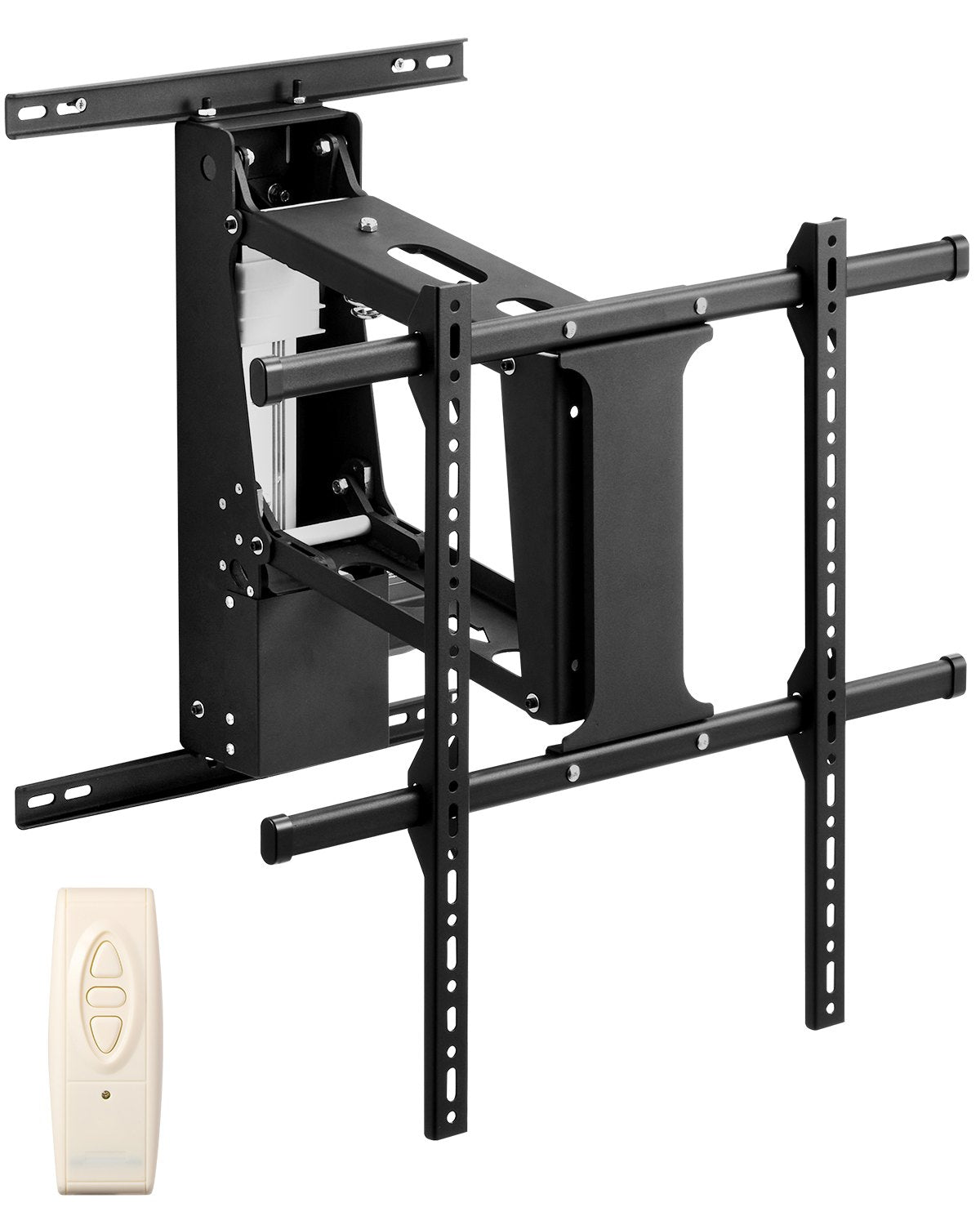 VEVOR Motorized TV Wall Mount, 32-65 in Electric Fireplace TV Wall Mount Black