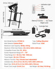 VEVOR Motorized Ceiling TV Mount Electric Flip Down TV Mount for 32-65 in Screen