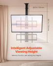 VEVOR Motorized Ceiling TV Mount 32-55 in Screen Electric Adjustable TV Mount
