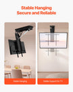 VEVOR Motorized Ceiling TV Mount Electric Flip Down TV Mount for 32-70 in Screen