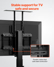 VEVOR Motorized TV Lift Stand Mount Bracket 132 lbs Load with Remote Control