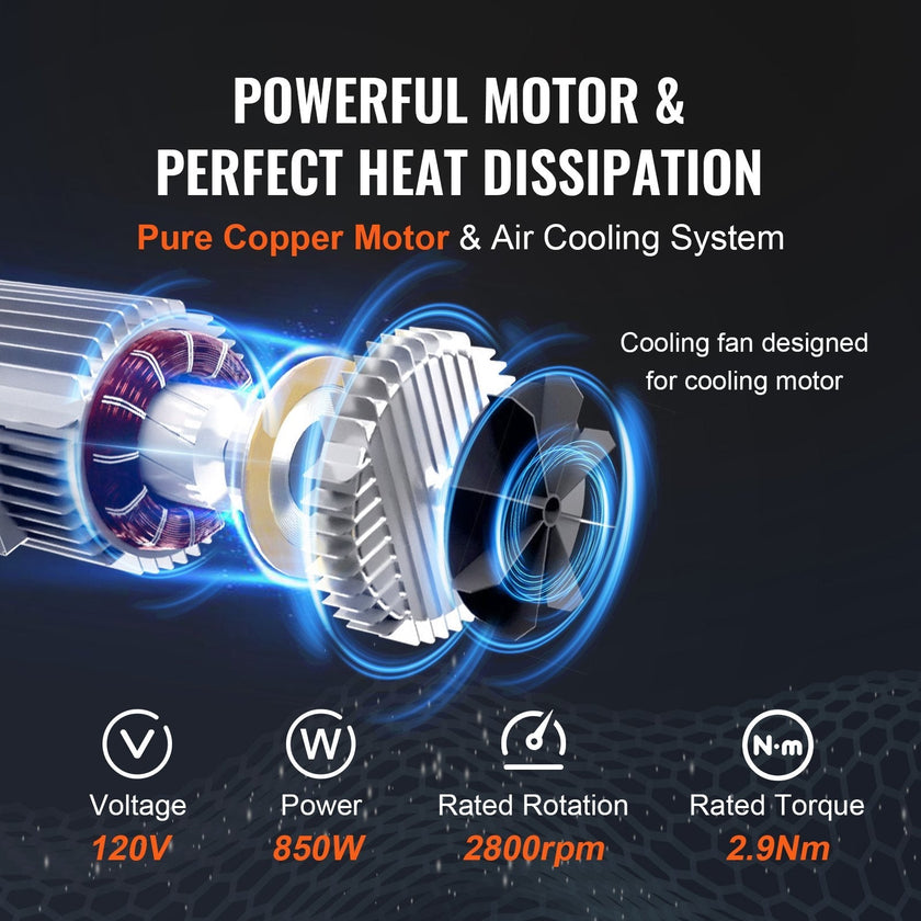 VEVOR Electric Hoist, 880 lbs Lifting Capacity, 850W 110V Electric Steel Wire Winch with Wireless Remote Control, 40ft Single Cable Lifting Height & Pure Copper Motor, for Garage Warehouse Factory