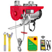 VEVOR Electric Hoist, 880 lbs Lifting Capacity, 850W 110V Electric Steel Wire Winch with Wireless Remote Control, 40ft Single Cable Lifting Height & Pure Copper Motor, for Garage Warehouse Factory