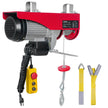 VEVOR Electric Hoist, 440 lbs Lifting Capacity, 480W 110V Electric Steel Wire Winch with 14ft Wired Remote Control, 40ft Single Cable Lifting Height & Pure Copper Motor, for Garage Warehouse Factory