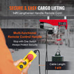 VEVOR Electric Hoist, 1760 lbs Lifting Capacity, 1450W 110V Electric Steel Wire Winch with 14ft Wired Remote Control, 40ft Single Cable Lifting Height & Pure Copper Motor, for Garage Warehouse Factory