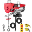 VEVOR Electric Hoist, 880 lbs Lifting Capacity, 850W 110V Electric Steel Wire Winch with 14ft Wired Remote Control, 40ft Single Cable Lifting Height & Pure Copper Motor, for Garage Warehouse Factory