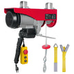 VEVOR Electric Hoist, 880 lbs Lifting Capacity, 850W 110V Electric Steel Wire Winch with 14ft Wired Remote Control, 40ft Single Cable Lifting Height & Pure Copper Motor, for Garage Warehouse Factory