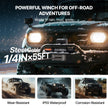 VEVOR Electric Winch Truck 18,000 lb Steel Cable IP65 Waterproof Remote Control