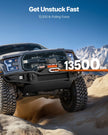 VEVOR Electric Winch Truck 13,500 lb Synthetic Rope Waterproof Remote Control
