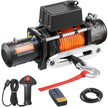 VEVOR Electric Winch Truck 13,500 lb Synthetic Rope Waterproof Remote Control