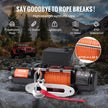 VEVOR Electric Winch Truck 10,000 lb Synthetic Rope Waterproof Remote Control