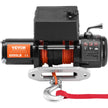 VEVOR Electric Winch for Truck 6000 lb Synthetic Rope Waterproof Remote Control