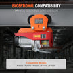 VEVOR Electric Hoist Manual Trolley, 1100 lbs/0.5 Ton Capacity for PA200 PA250 PA300 PA400 PA500, Push Beam Trolley with Dual Wheels, 2.36
