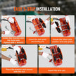 VEVOR Electric Hoist Manual Trolley, 1100 lbs/0.5 Ton Capacity for PA200 PA250 PA300 PA400 PA500, Push Beam Trolley with Dual Wheels, 2.36
