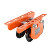 VEVOR Electric Hoist Manual Trolley, 2200 lbs/1 Ton Capacity for PA200 PA250 PA300 PA400 PA500, Push Beam Trolley with Dual Wheels, 2.68