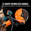 VEVOR Electric Concrete Saw, 12 in, 1800 W 15 A Motor Circular Saw Cutter with Max. 4.5 in Adjustable Cutting Depth, Wet Disk Saw Cutter Includes Water Line, Pump and Blade, for Stone, Brick