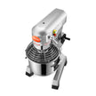 VEVOR Commercial Food Mixer 20Qt 750W 3 Speeds Adjustable 105 180 and 408 RPM Food Processor Heavy Duty with Stainless Steel Bowl Dough Hooks Whisk Beater for Schools Bakeries Restaurants Pizzeria