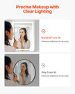 VEVOR LED Bathroom Mirror 3 Colors Anti-fog Wall Mounted Vanity Mirror 24