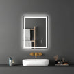 VEVOR LED Bathroom Mirror 3 Colors Anti-fog Wall Mounted Vanity Mirror 24