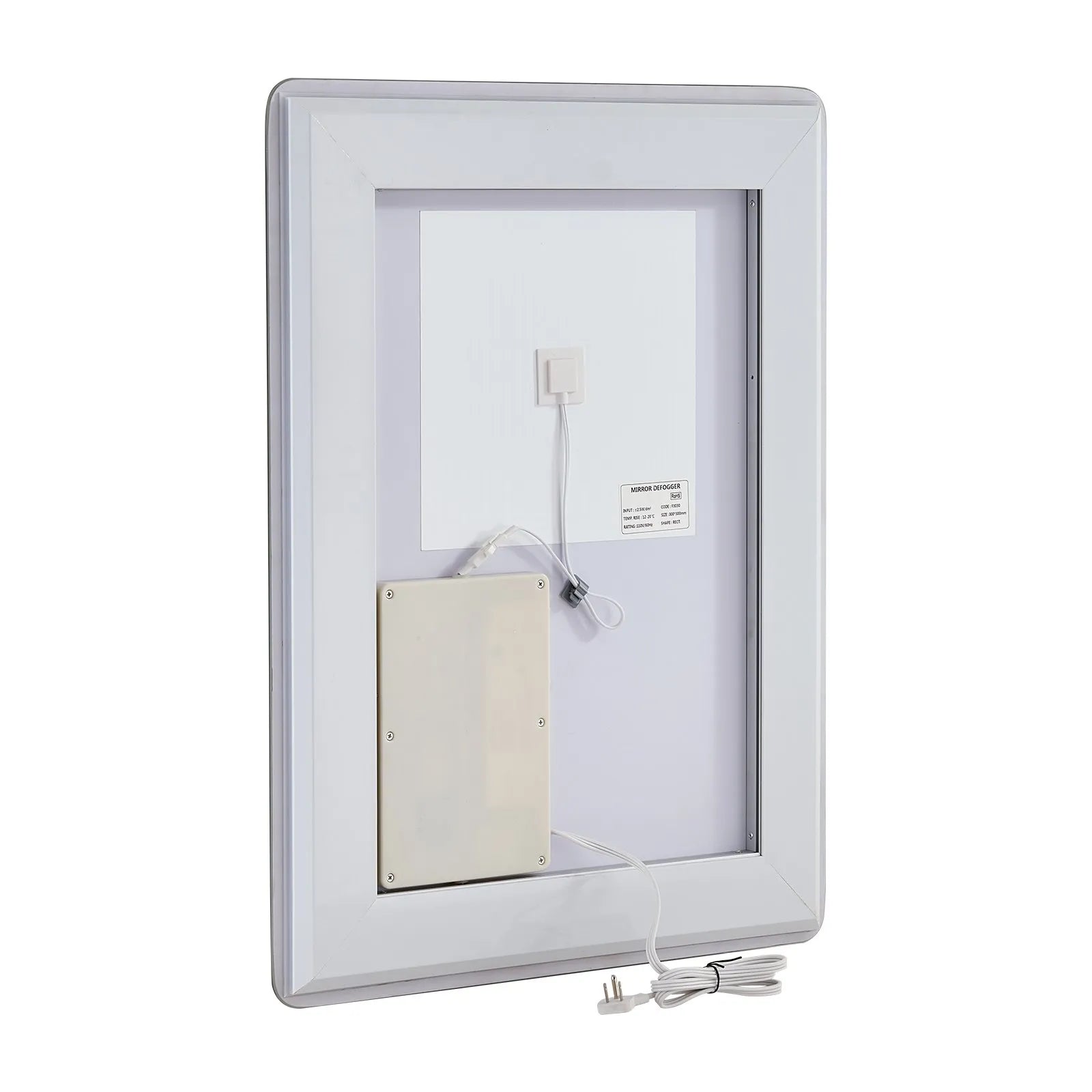 VEVOR LED Bathroom Mirror 3 Colors Anti-fog Wall Mounted Vanity Mirror 24