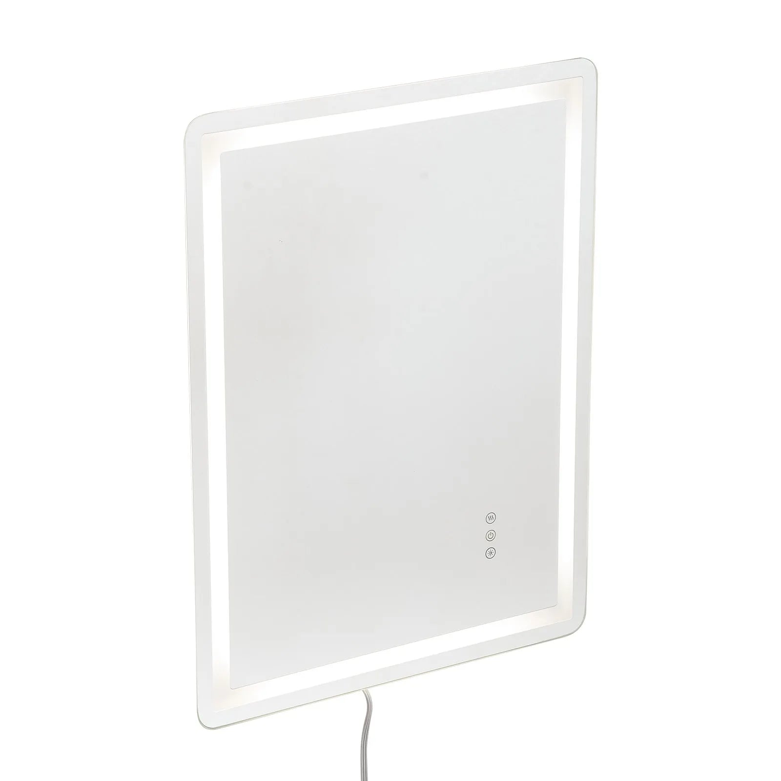 VEVOR LED Bathroom Mirror 3 Colors Anti-fog Wall Mounted Vanity Mirror 24