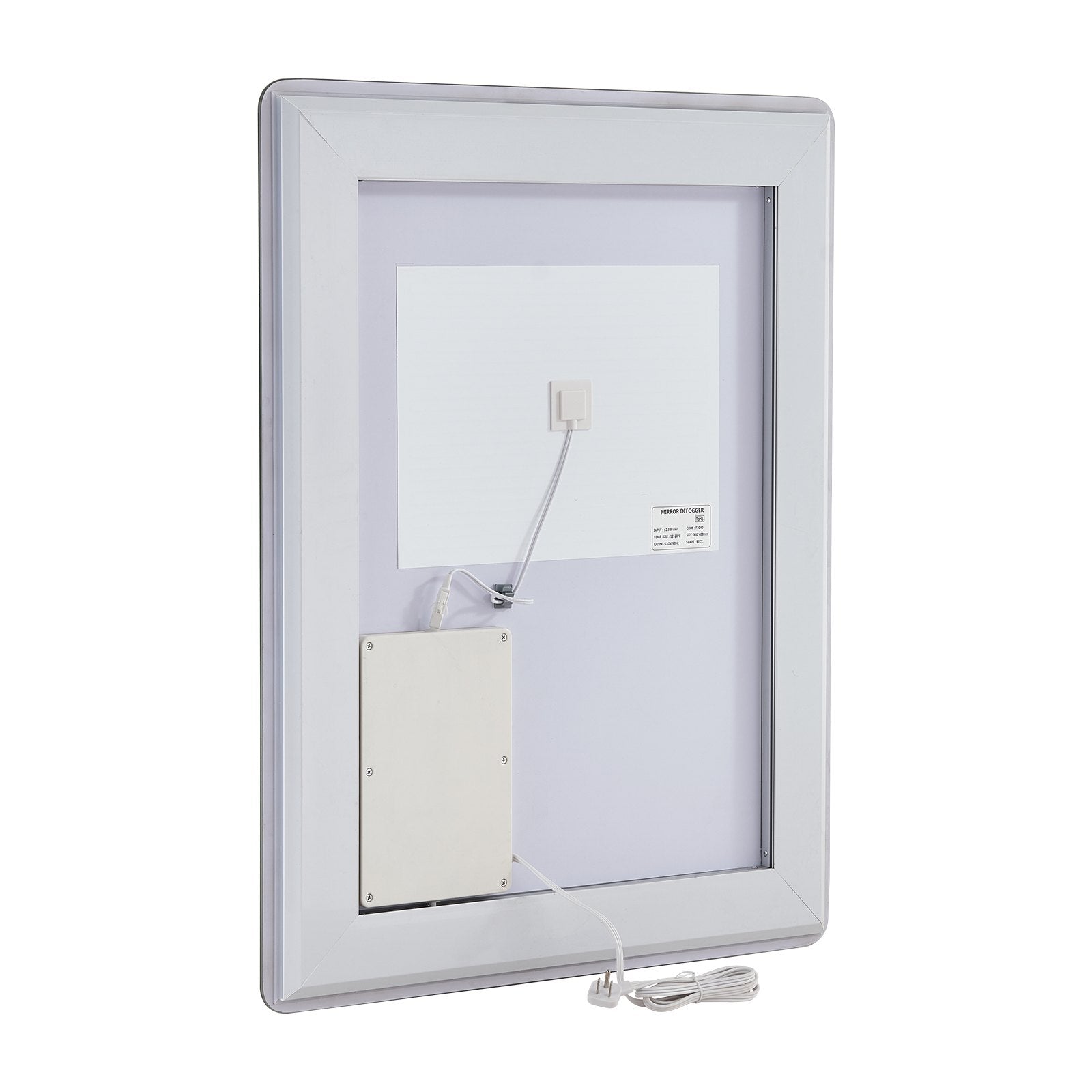 VEVOR LED Bathroom Mirror 3 Colors Anti-fog Wall Mounted Vanity Mirror 28