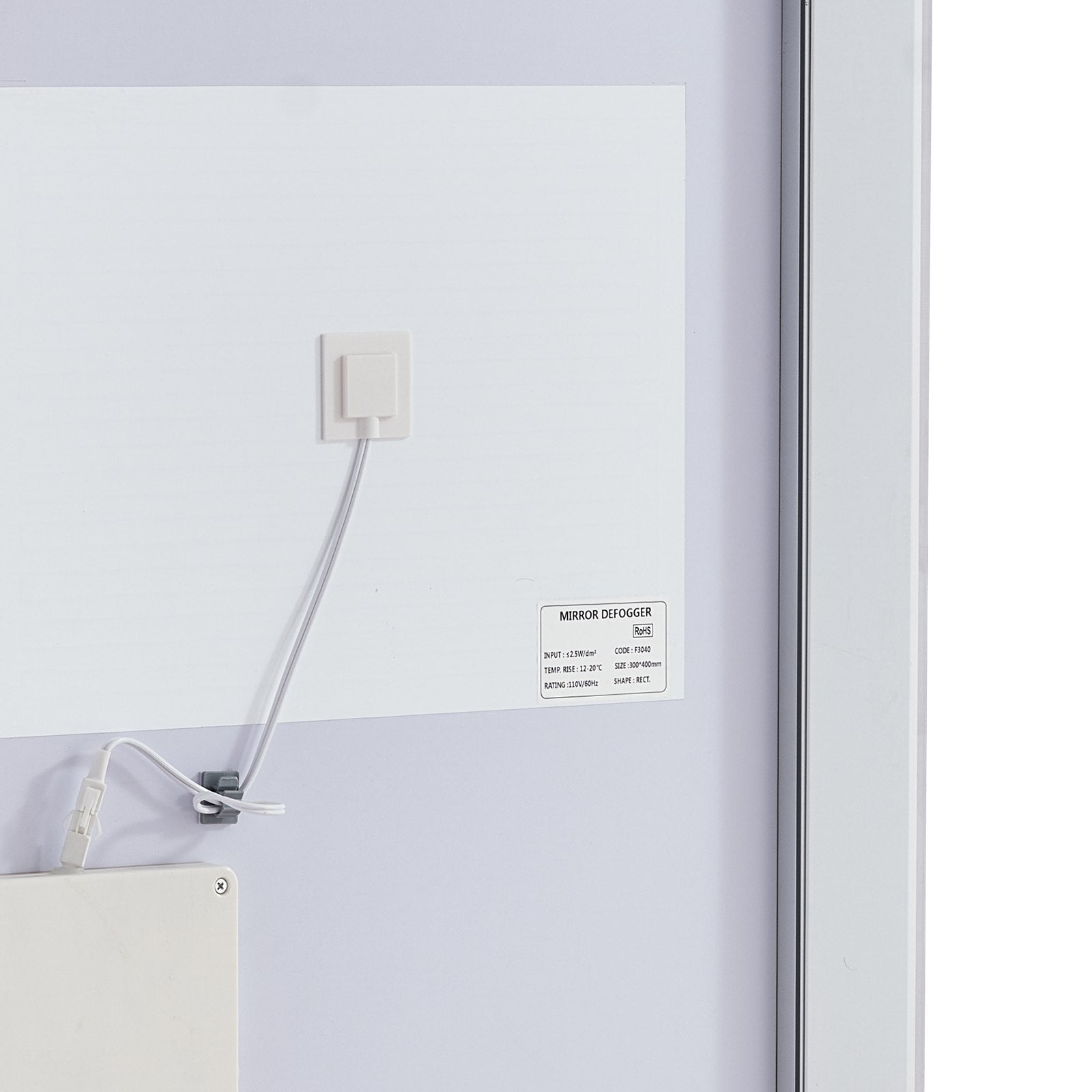 VEVOR LED Bathroom Mirror 3 Colors Anti-fog Wall Mounted Vanity Mirror 28