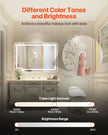 VEVOR LED Bathroom Mirror 3 Colors Anti-fog Wall Mounted Vanity Mirror 32