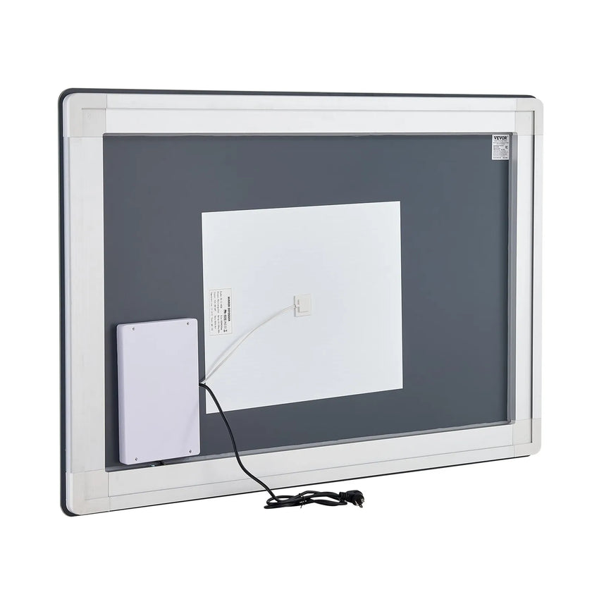 VEVOR LED Bathroom Mirror 3 Colors Anti-fog Wall Mounted Vanity Mirror 32