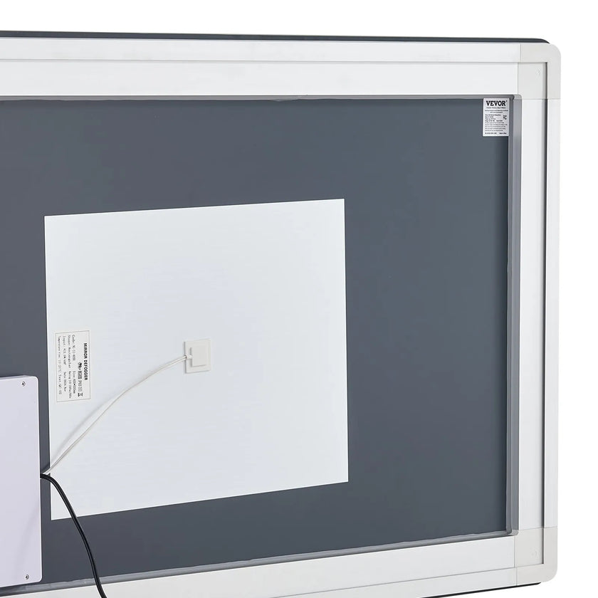 VEVOR LED Bathroom Mirror 3 Colors Anti-fog Wall Mounted Vanity Mirror 32