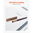 VEVOR LED Bathroom Mirror 3 Colors Anti-fog Wall Mounted Vanity Mirror 36