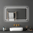 VEVOR LED Bathroom Mirror 3 Colors Anti-fog Wall Mounted Vanity Mirror 36